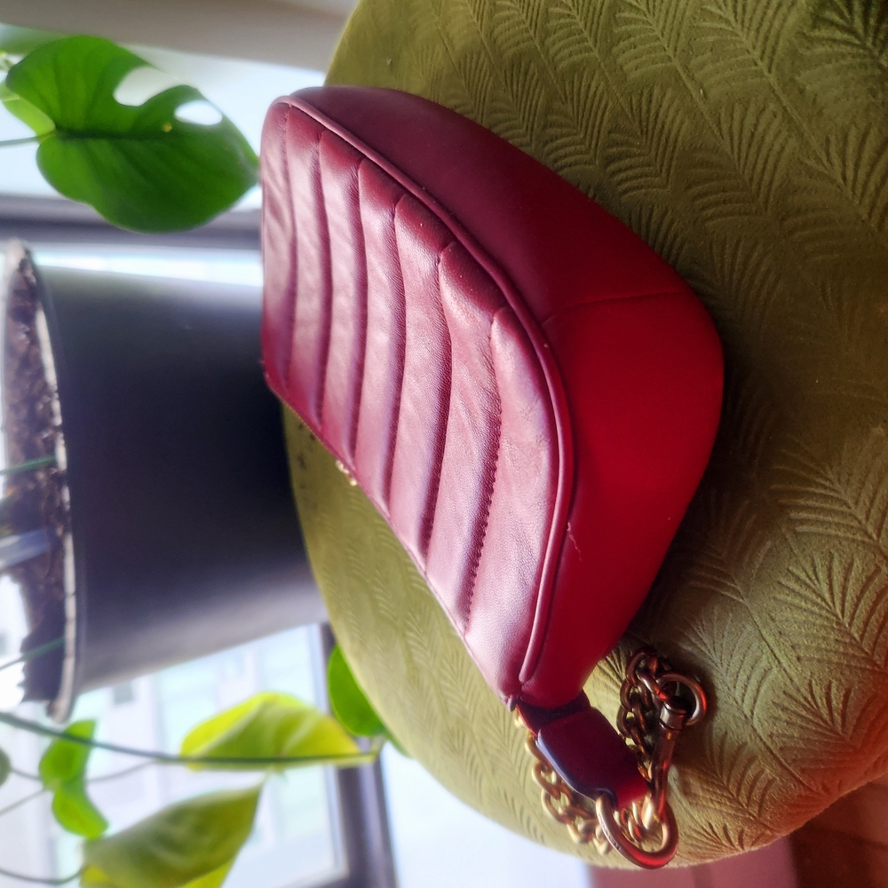 Coach Red Quilted Women's Bag - Picture 5 of 6